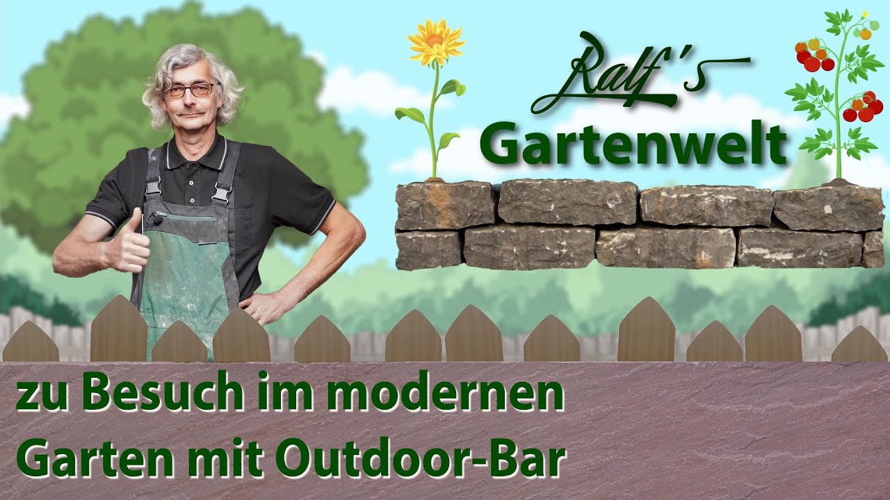 Der moderne Garten mit Outdoor-Bar und Pool I Ralf´s Gartenwelt