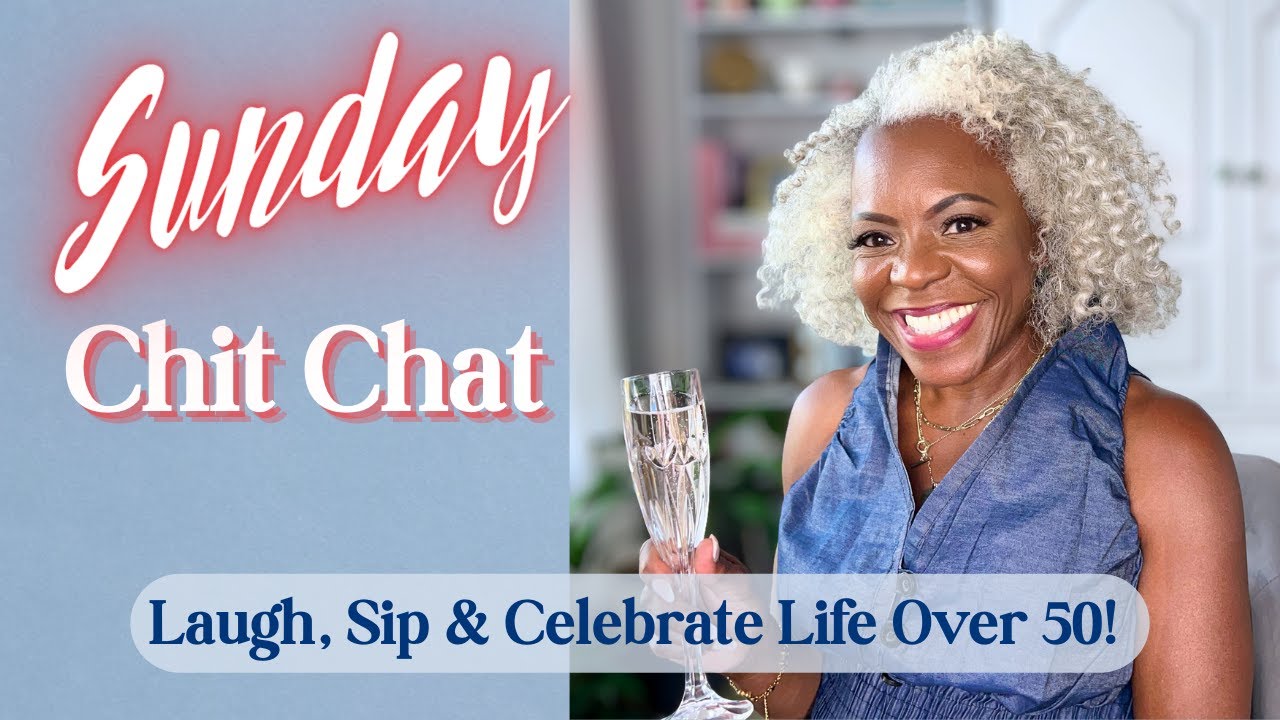 🥂✨Sunday Wind Down: Aging Boldly, Silver Hair & 😂Laughing Out Loud Together | Angel Cornelius