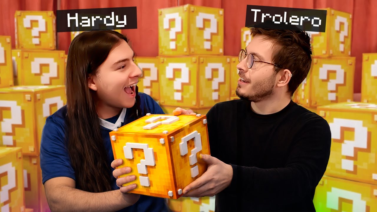 Abrimos Lucky Blocks en la Vida Real!