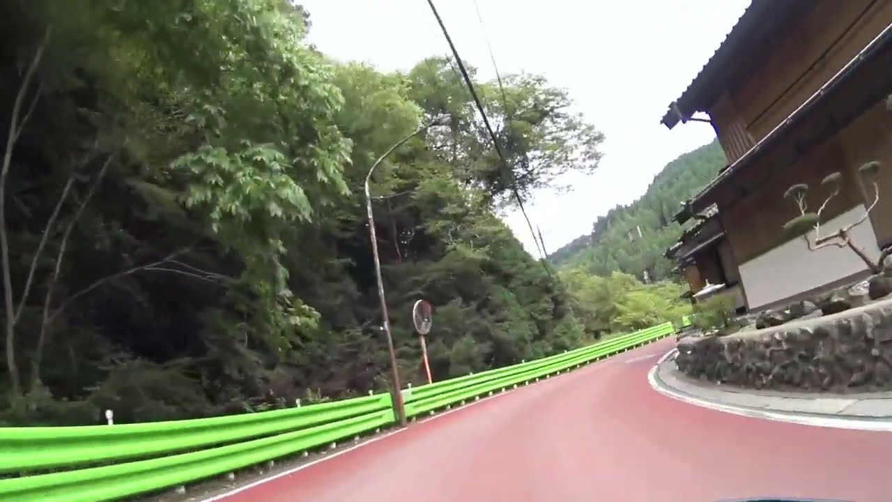 自転車さんぽ499「陣馬街道」④（陣馬高原下ゲート前→陣馬高原下バス停→夕焼け小焼けの里→川原宿→八王子四谷町→追分町）