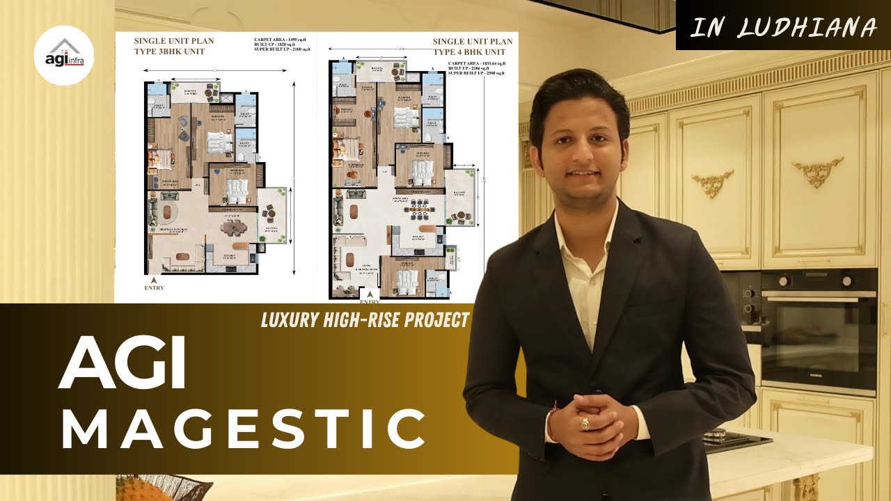 AGI MAJESTIC Ludhiana | Luxury 3BHK & 4BHK Flats on Pakhowal Road (Full Tour)