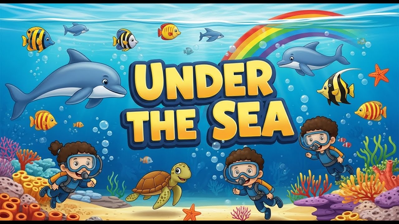 Under the Sea 🌊🐠 | Fun Ocean Song for Kids | Happy Tale & Tune