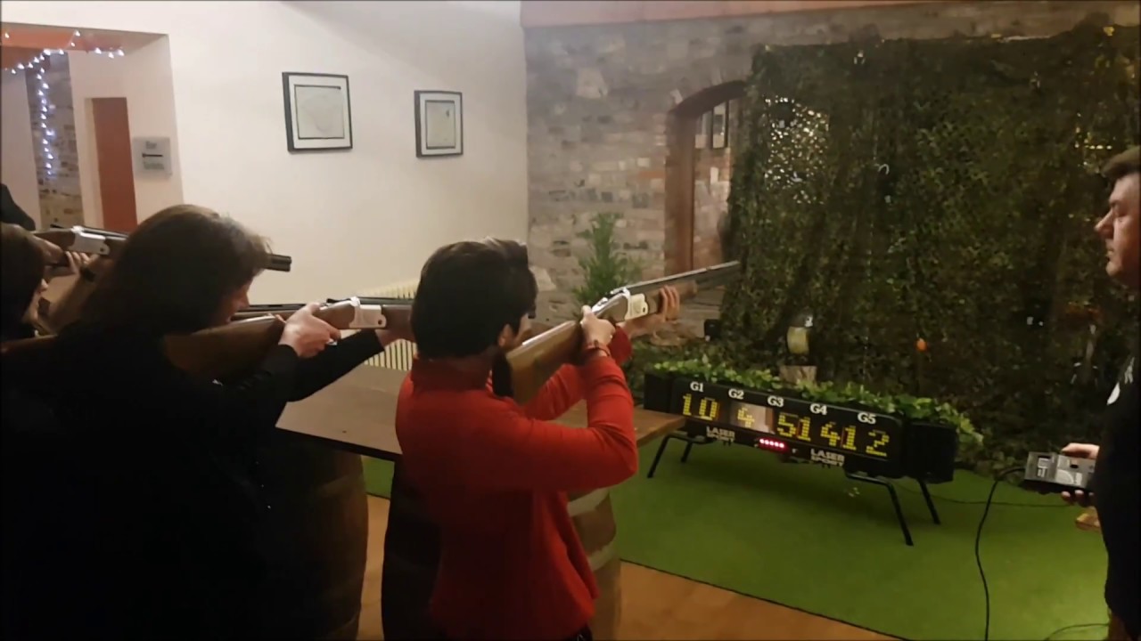 Clayzer laser clay pigeon shooting indoor system