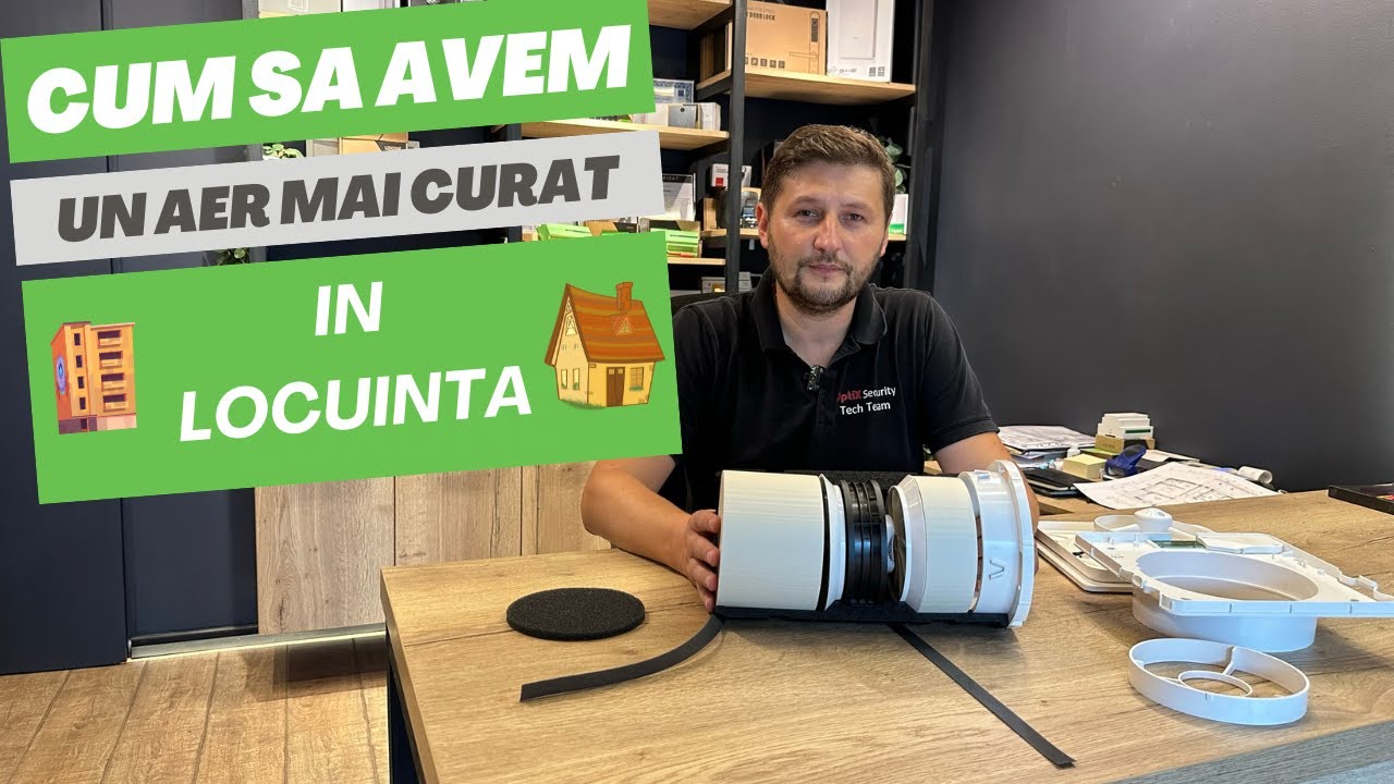 Ventilatie descentralizată Leaf Ventilation integrata in #loxonesmarthome #casesmart #bms