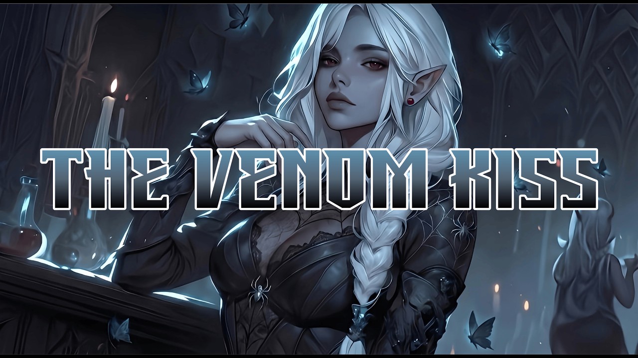 The Venom Kiss | Dark Tavern Dance & D&D Drow Song (Lyrics Video)