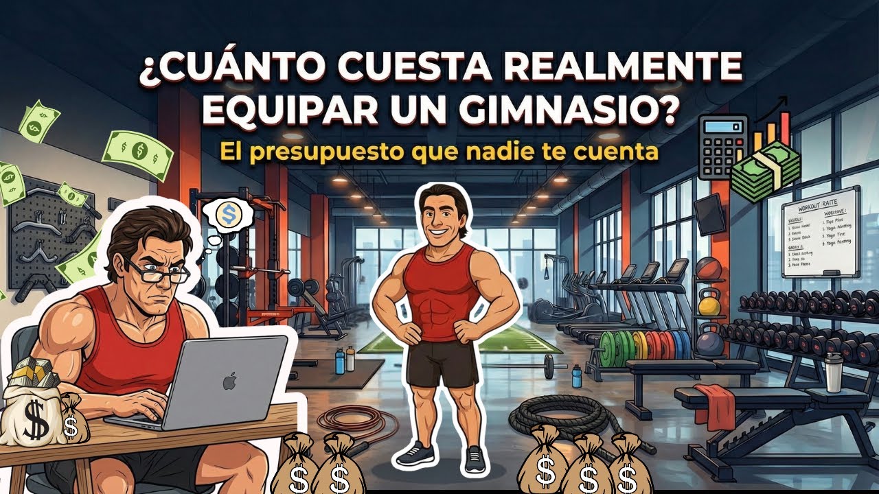 ¿Cuánto cuesta EQUIPAR un gimnasio