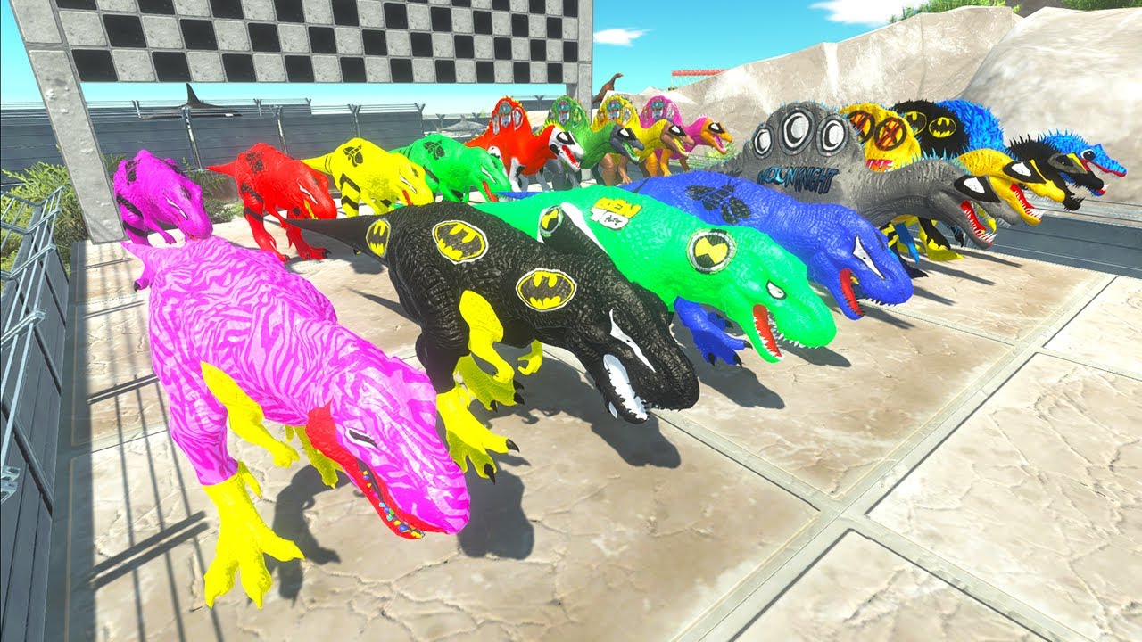 Dc Race Championship Hunting Found Jurassic World Ev Trex Hero Vs Monolophosaurus