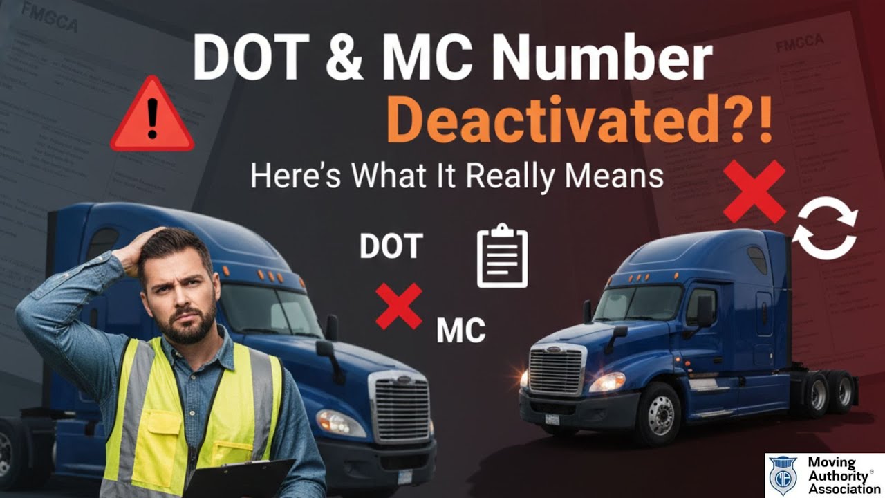 Деактивация номеров DOT и MC &mdash; как повторно активировать и остаться законным