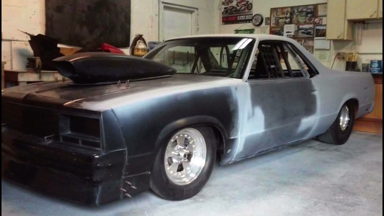El Camino drag chassis build