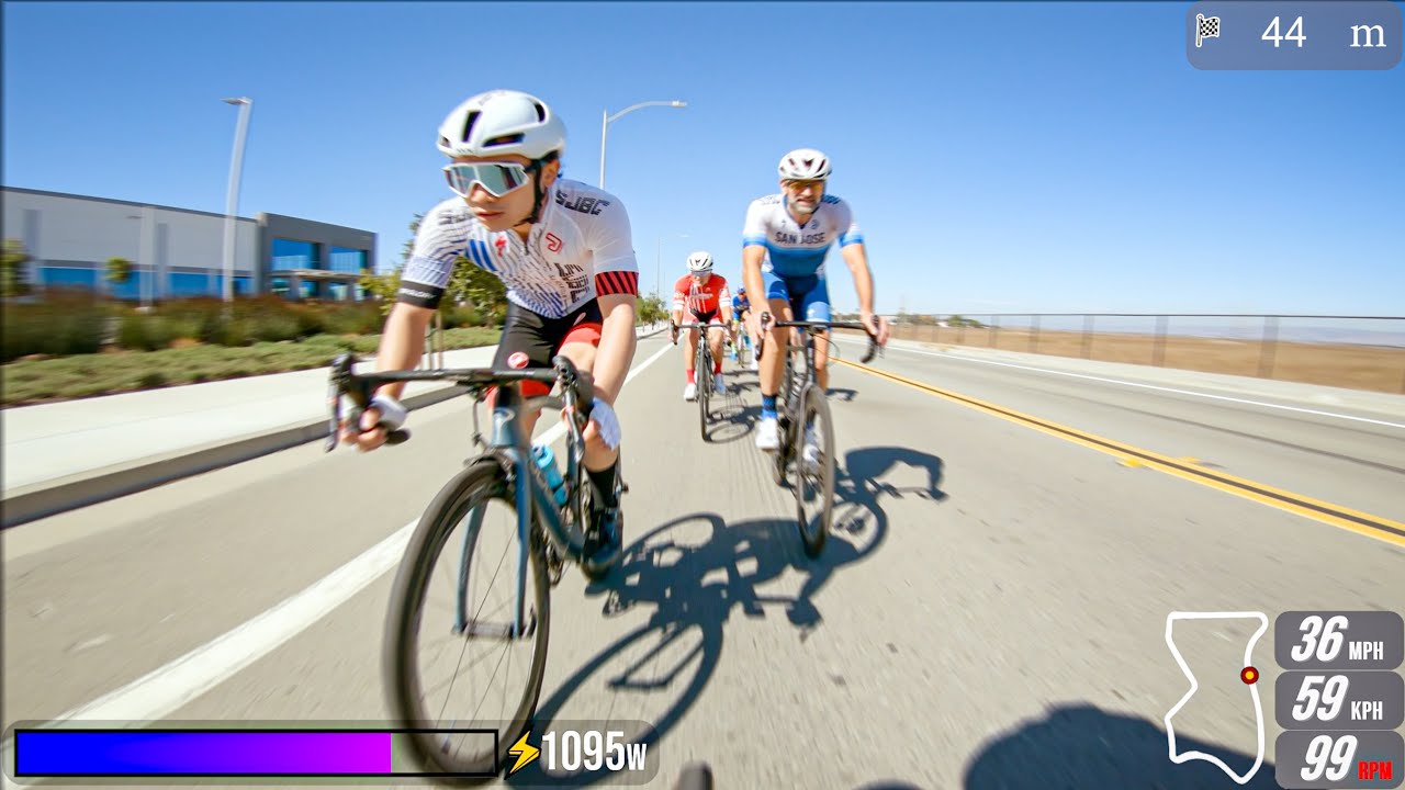 Catching the Breakaway in the Last 200m - Alviso
