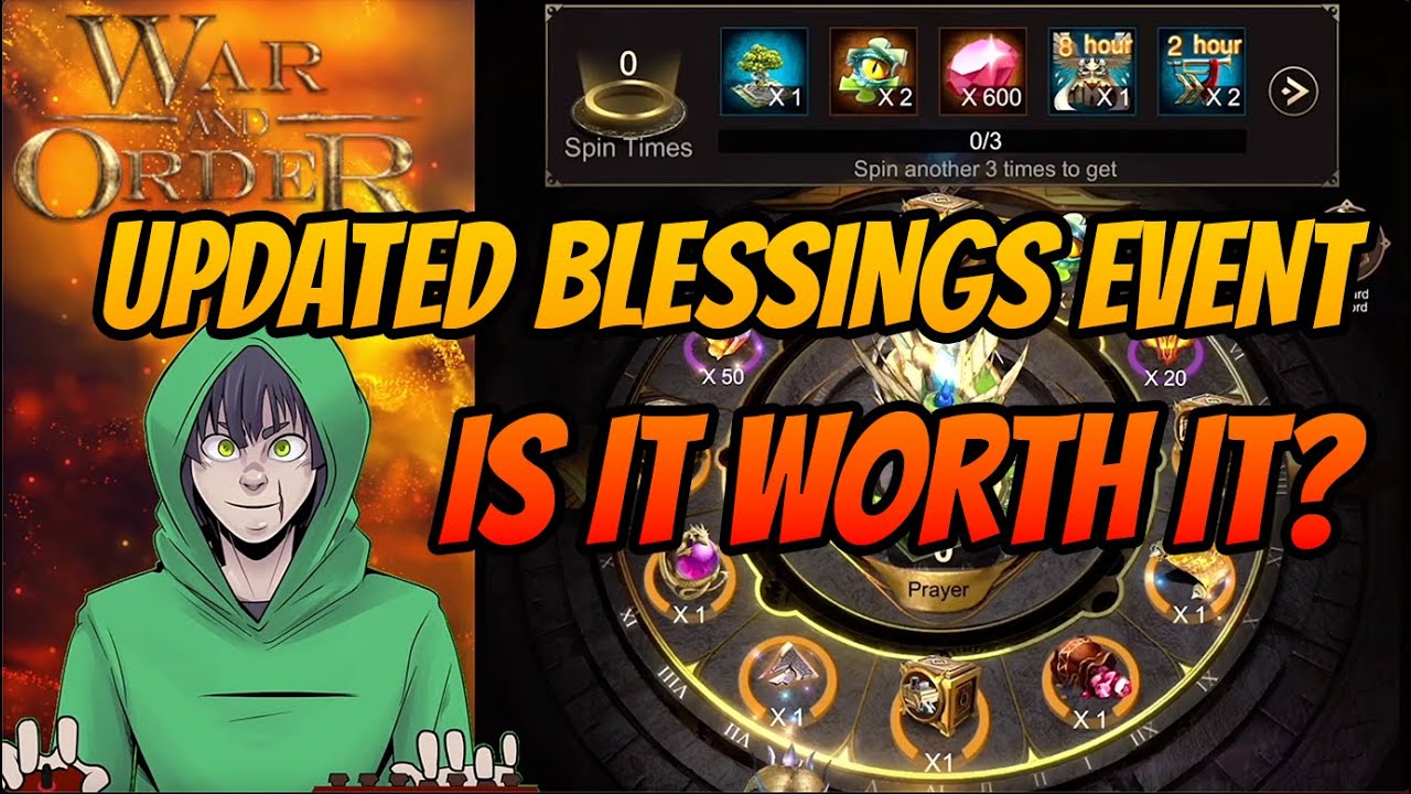 War and Order - Updated (Sept 2023) Goddess Blessings.. is it worth it?