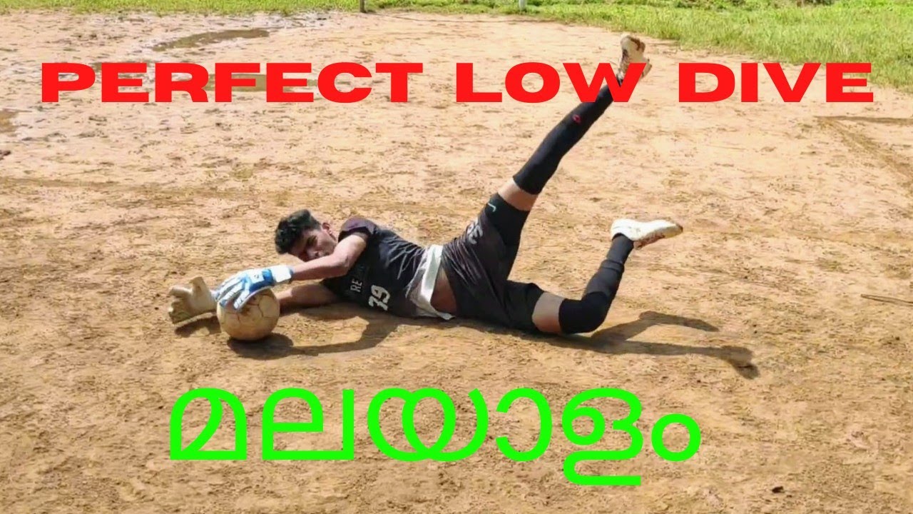 HOW TO DO LOW DIVE GOALKEEPER TRAINING MALAYALAM/G4 GOALKEEPING