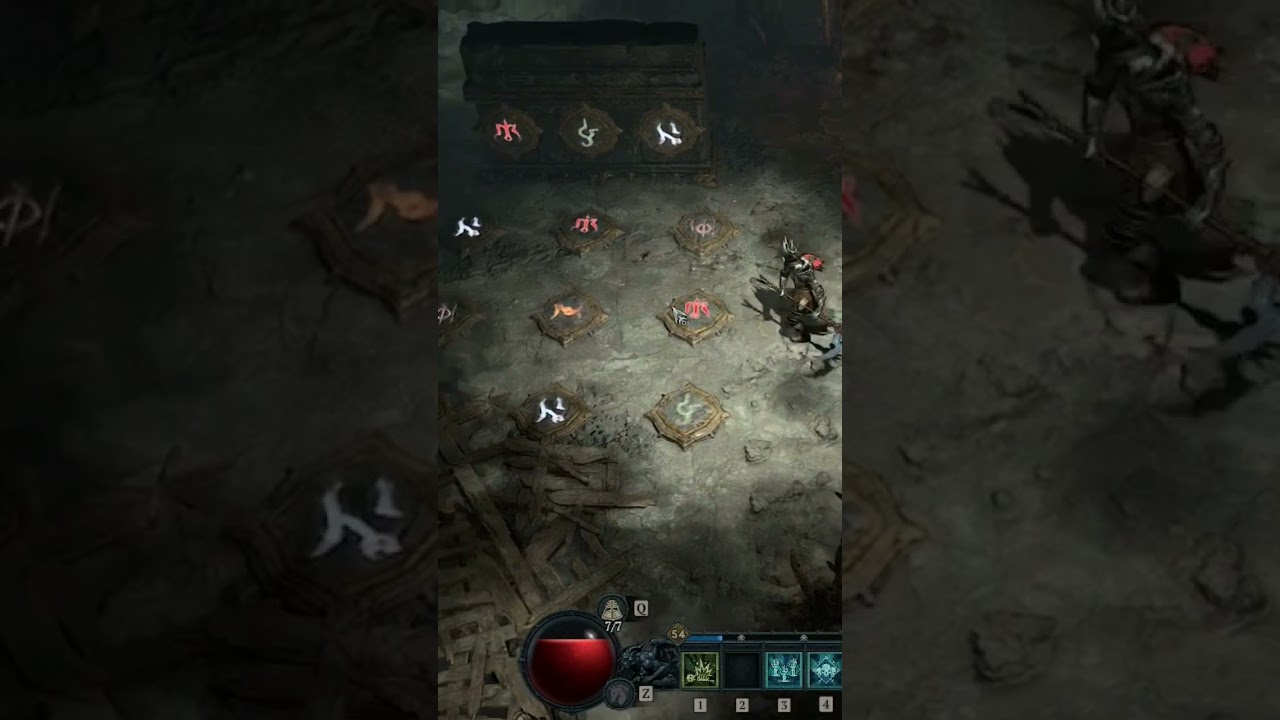 Diablo 4 Rune Cellar Puzzle. #diablo4 #gaming #shorts #subscribe