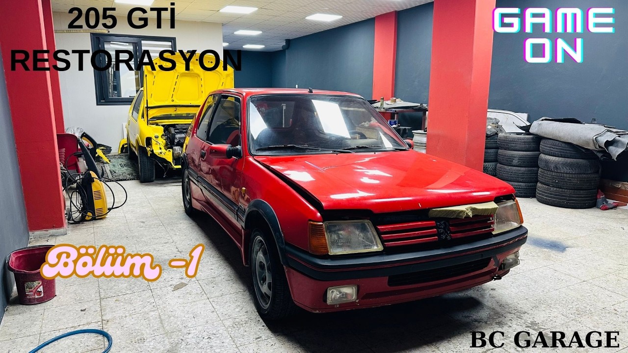 PEUGEOT 205 GTİ - BÖLÜM 1 - RESTORASYON -YENİDEN DOĞUŞ :)