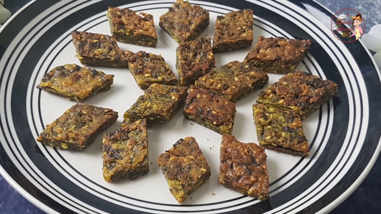 Aluchi Vadi / Colocasia Fritters In Instant Pot: Healthy afternoon Snacks for the office