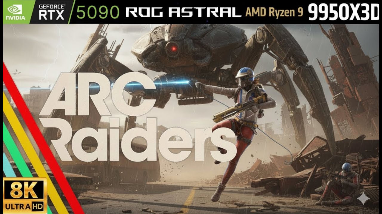 8K ARC RAIDERS no-HUD DLAA/Native Epic | 9950X3D | RTX 5090 Astral | Embark Studios
