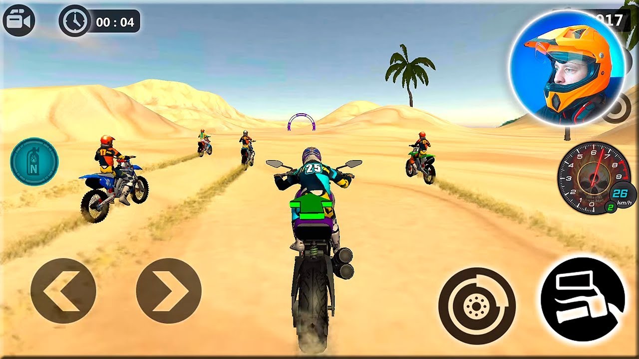 Motocross Beach Bike Stunt Racing - Motor Racer Games Gameplay Android