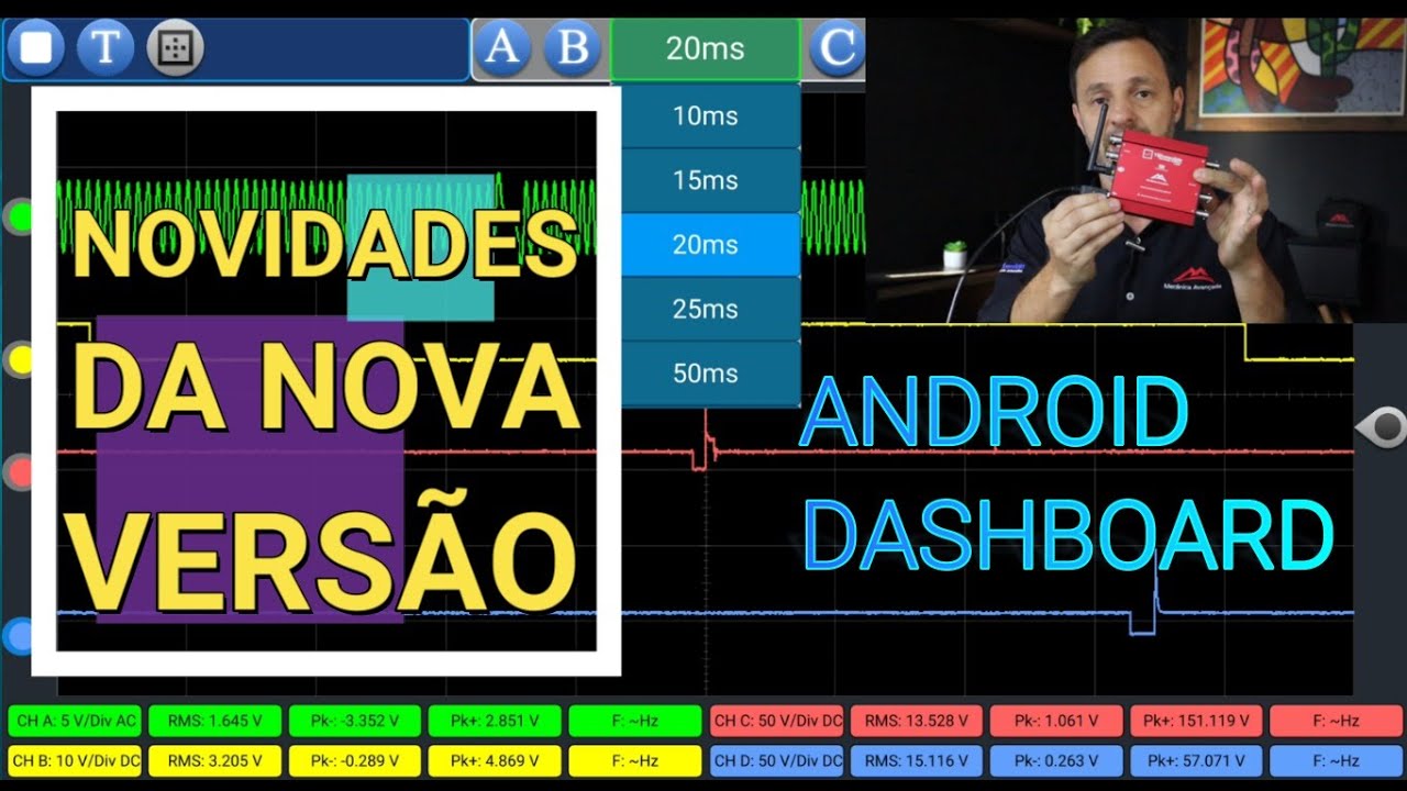 NEW NO ANDROID E NOVO DASHBOARD PARA AP.