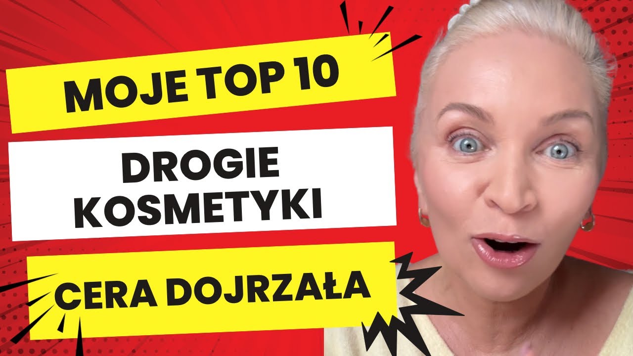 TOP 10 🔝 DROGIE kosmetyki warte każdego grosza 💵 Cera DOJRZAŁA 🤩