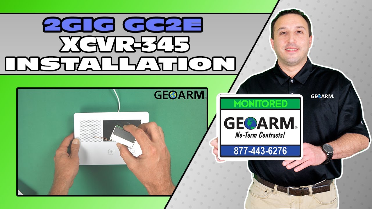 2GIG GC2e Panel: XCVR2 900Mhz Transceiver Installation