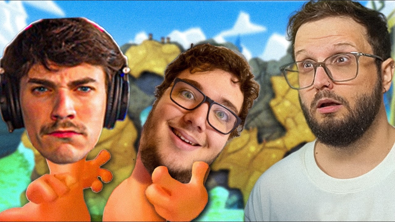 O PODER DA MATEMÁTICA! - Worms Revolution com amigos