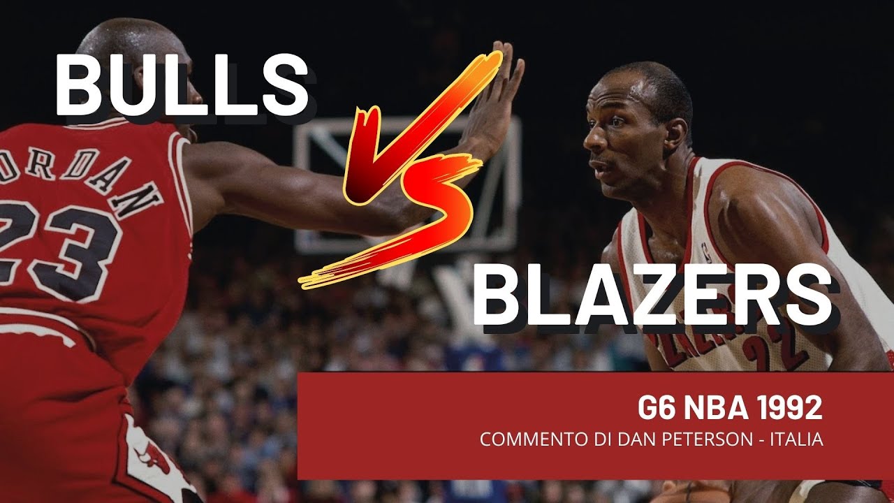 Bulls Vs Blazers 1992 G6 NBA ITA