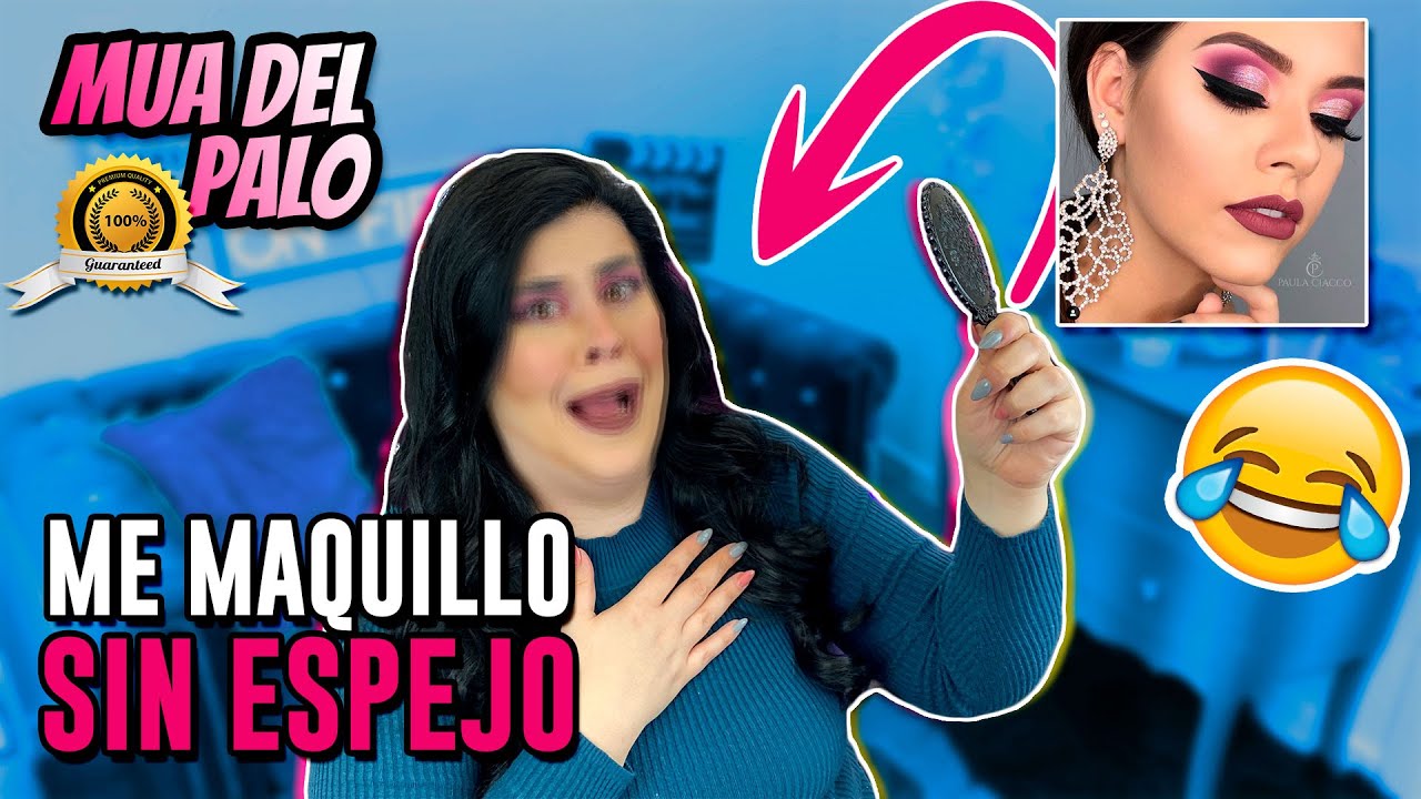 ¡Soy Úrsula de la Sirenita! 😂 MUA del PALO vs. MUA ¡SIN ESPEJO! 😅 Me maquillo sin espejo Dianina XL