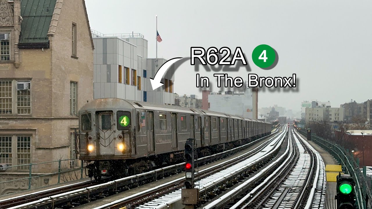 IRT Jerome Avenue Line| (4) Local Trains + Deadheads Action @ Fordham Road (R62A, R142/A)