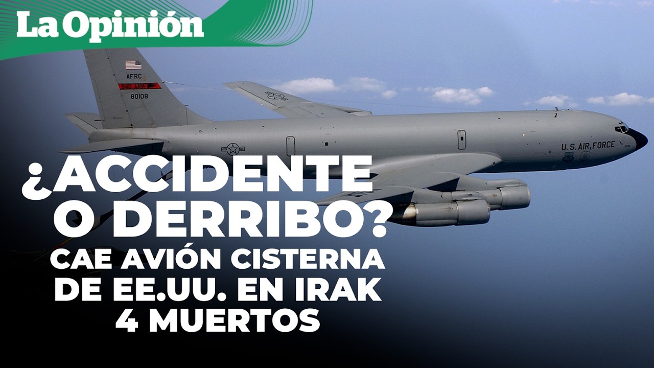 4 muertos: Pentágono dice que caída de avión cisterna en Irak no fue por un misil / La Opinión
