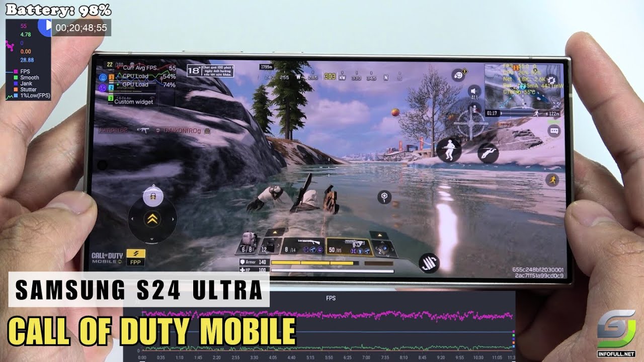 Samsung Galaxy S24 Ultra test game Call of Duty Mobile CODM | Snapdragon 8 Gen 3