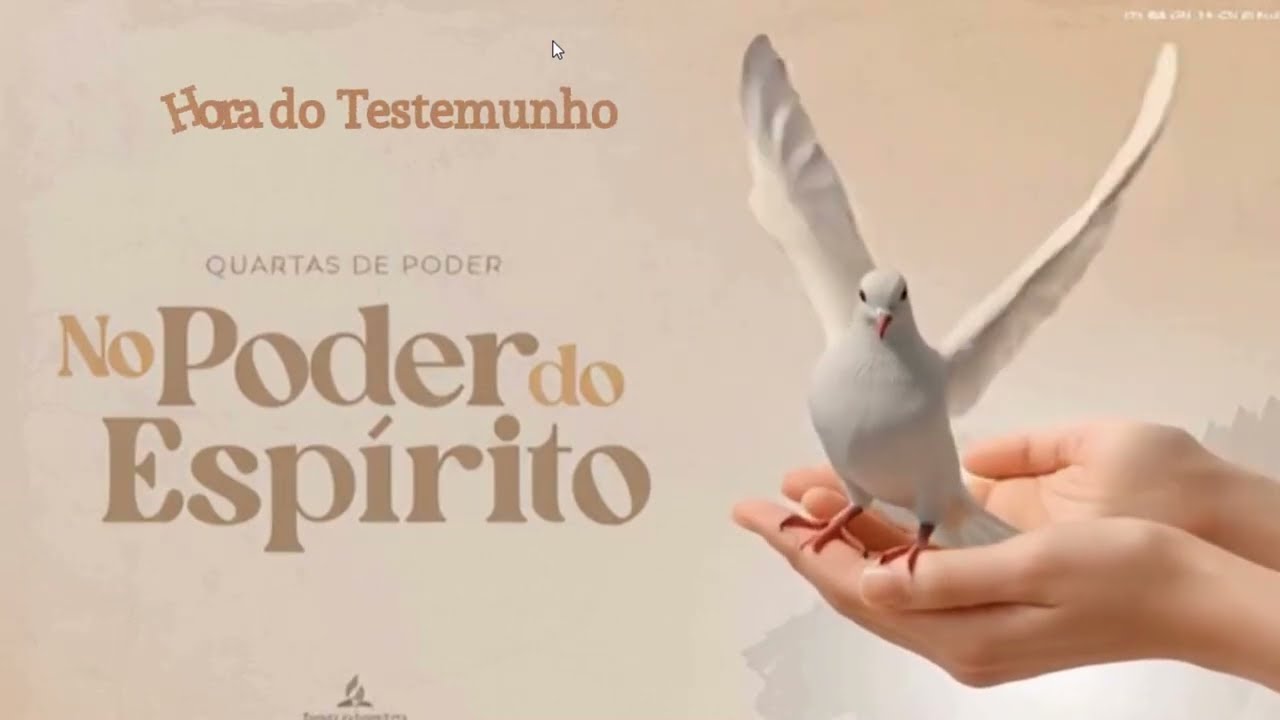 Sugestão de testemunho para Quarta de Poder 1 - O poder da oração (Adventistas Rio)