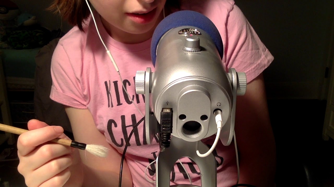ASMR Mic Brushing and Affirmations for Difficult Times