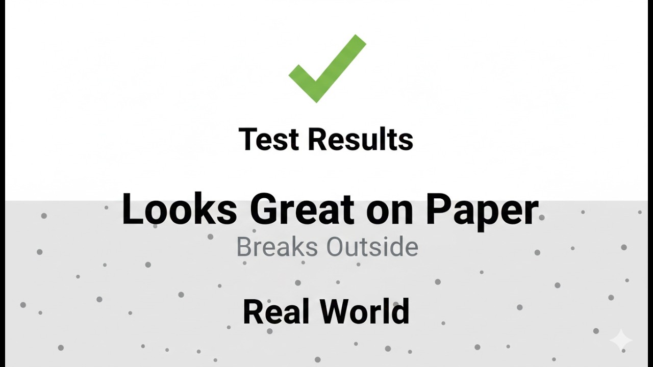 AI Passes the Test — Then Breaks in the Real World