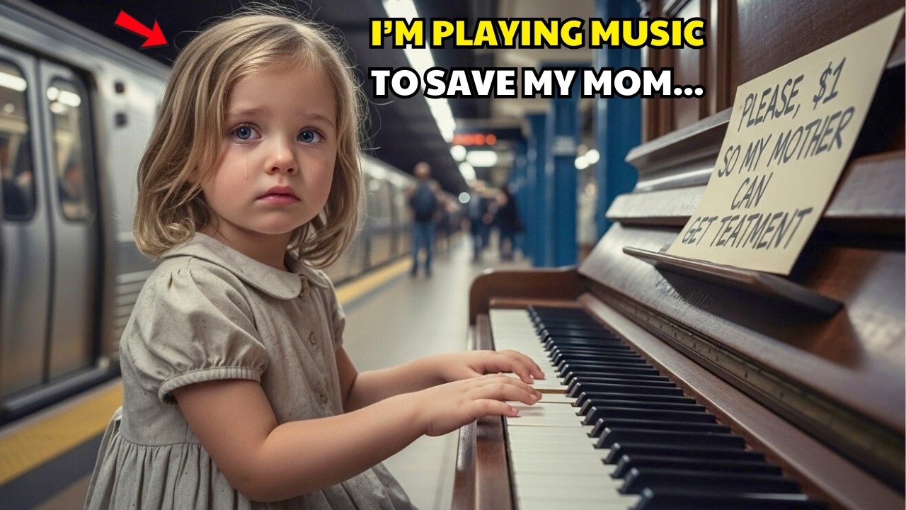 A BILLIONAIRE STOPS FOR A POOR GIRL PLAYING PIANO IN THE SUBWAY — HER STORY MOVES HIM TO TEARS