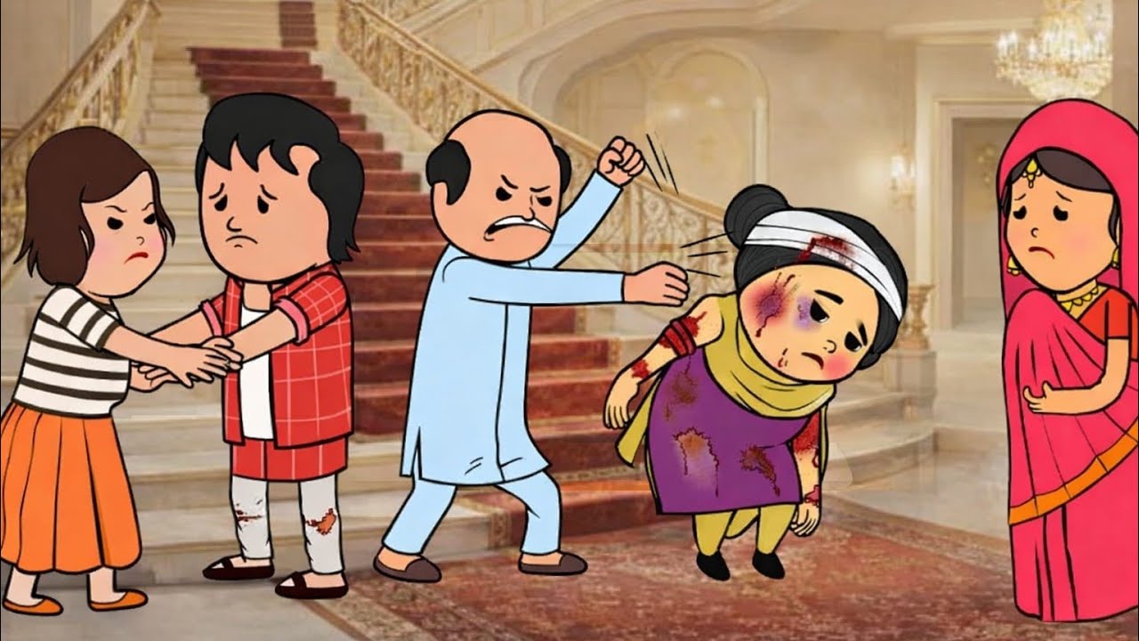 Ap apni biwi ko itni behrehmi se kyu mar rahy h 😡😭#hindistories #moralstories #roshijiji