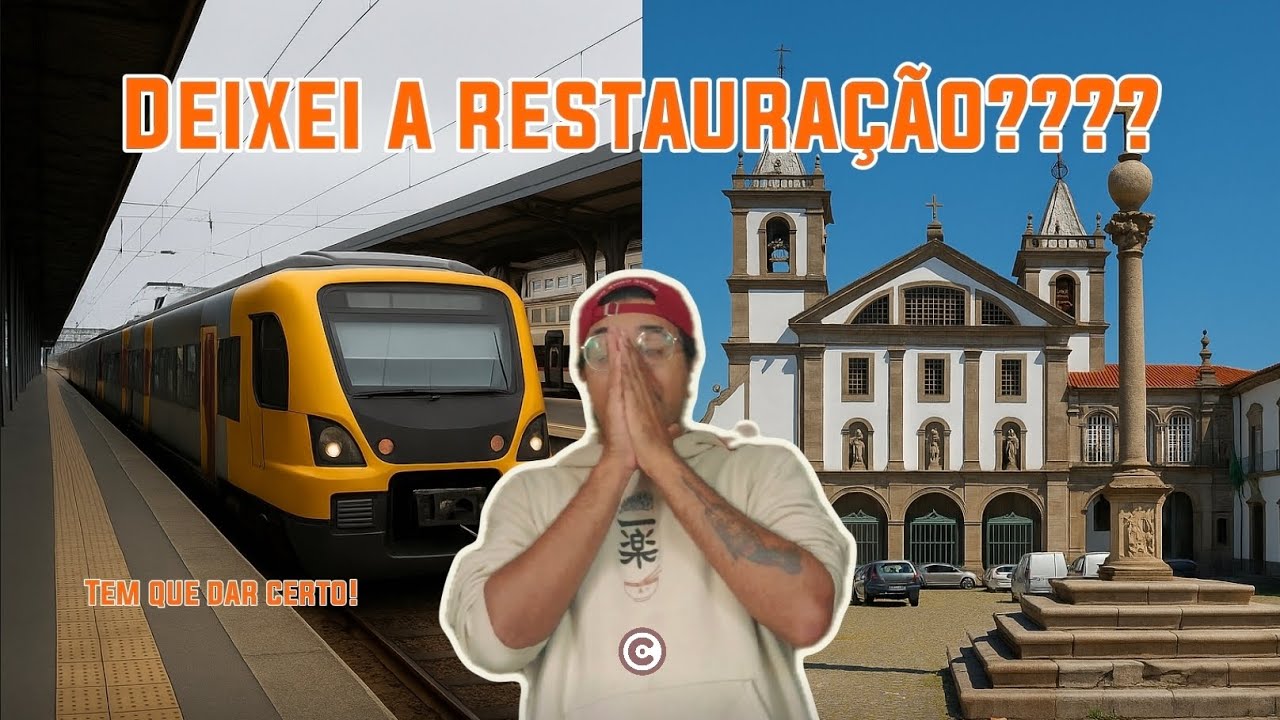 🇵🇹 ULTIMO DIA NA RESTAURAÇÃO? + Centro de Santo Tirso (Porto/Braga)