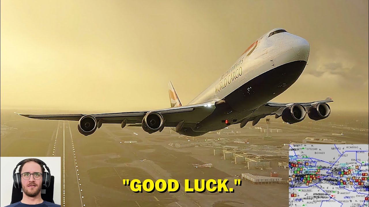 Полёт в самый загруженный день в Microsoft Flight Simulator! (с авиадиспетчерской службой) 2023 C...