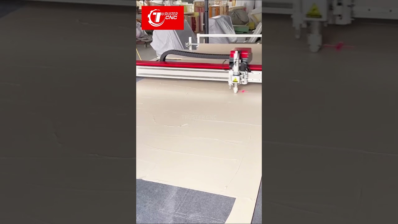 Single-layer technical fabric cutting machine--TO-1625 automatic feeding cutting machine #fabric