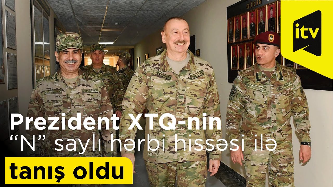 Prezident İlham Əliyev Xüsusi Təyinatlı Qüvvələrin “N” saylı hərbi hissəsi ilə tanış oldu