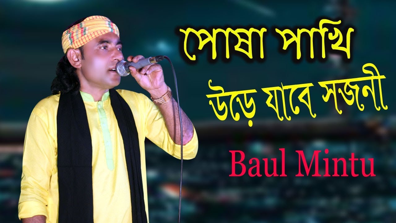 আমার পোষা পাখী । Amar Posa Paki Ure jabe Sujoni । Baul Mintu । Sikor media