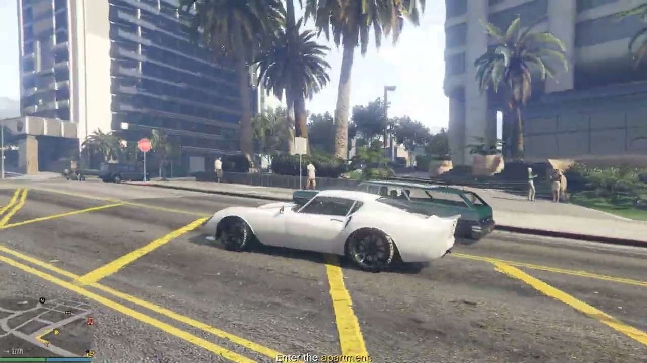 Grand Theft Auto V auto shop heist!