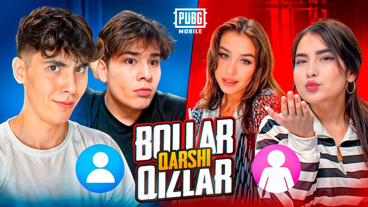 BOLLAR VS QIZLAR 😳 | QANDAY QILIB MAN VA SUBA BONICA VA MARYAMGA QARSHI PUBG MOBILE UYNADIK 🤯