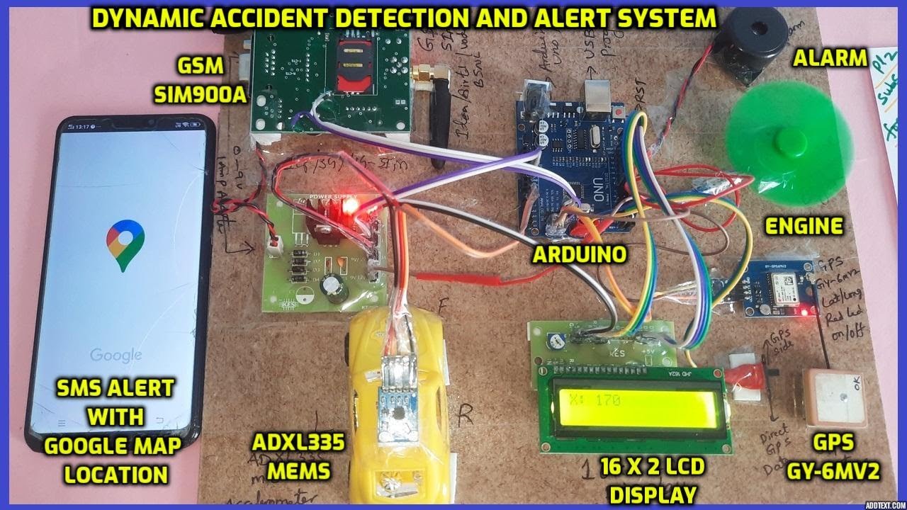 DYNAMIC ACCIDENT DETECTION AND ALERT SYSTEM USING ARDUINO