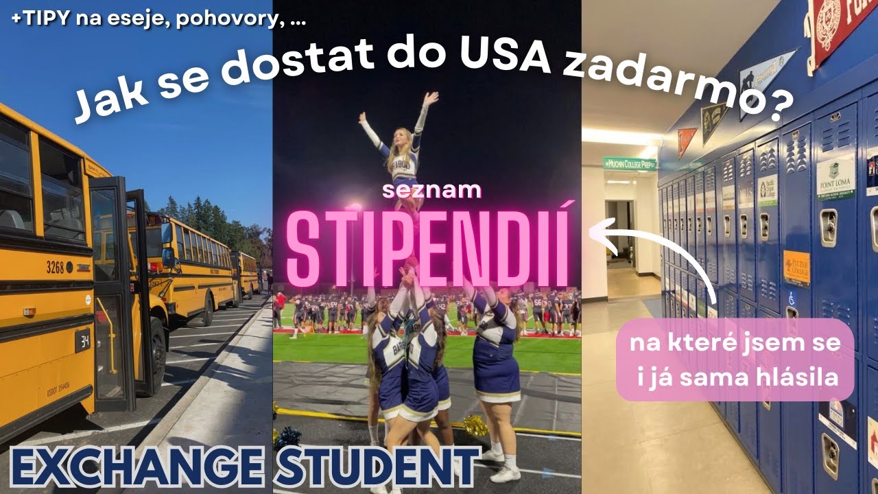 Jak vyhrát stipendium do USA a zadarmo zažít výměnný pobyt na americké střední škole?