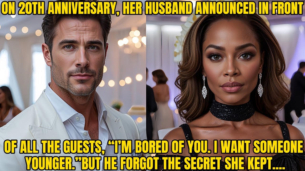 After 20 Years, Her Billionaire Husband Wanted Someone Younger – But What She Said Left Him Speech..