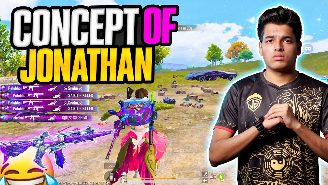 CONCEPT OF JONATHAN  VICTOR JEVEL BGMI FUNNY #jevel #funny #jonathangaming