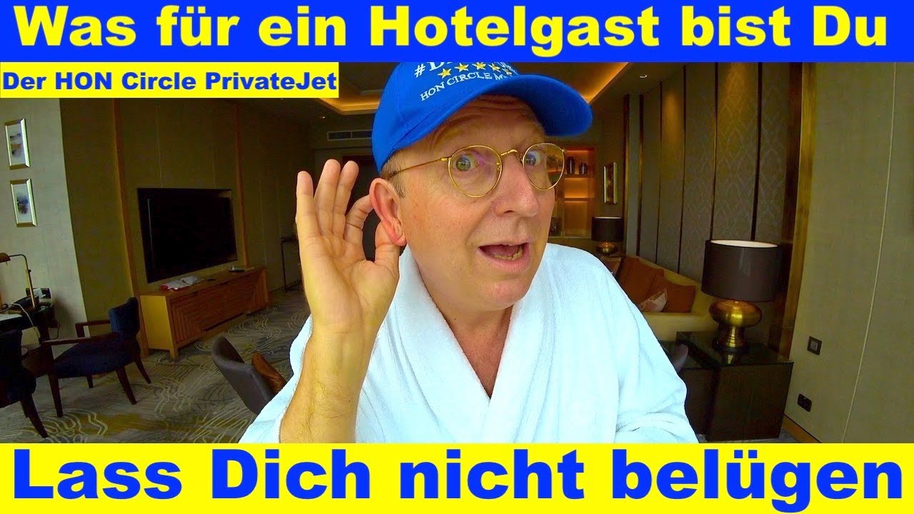 Was f&uuml;r ein Hotelgast bist Du? | Der HON PrivateJet
