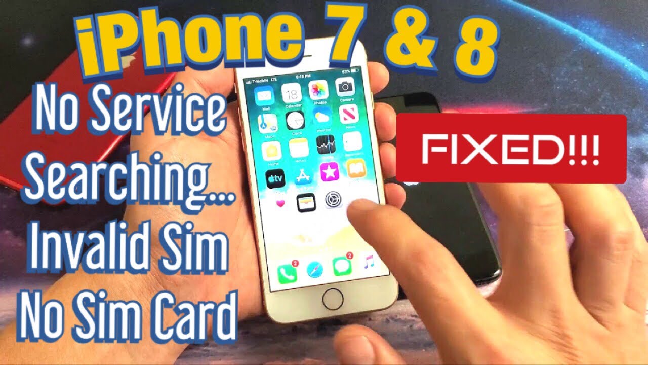 iPhone 7 и 8: Нет сети / Поиск... / Недействительная SIM-карта / Нет SIM-карты (ИСПРАВЛЕНО!)