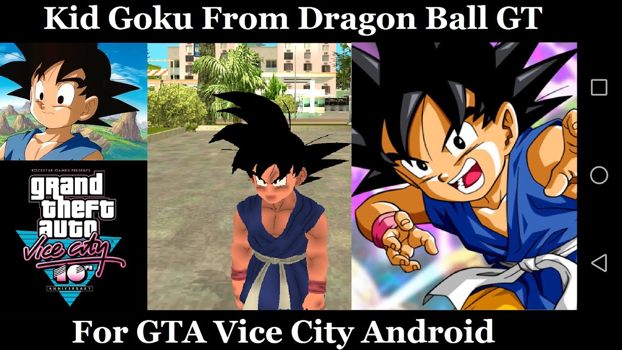 Kid Goku From Dragon Ball GT Mod For GTA Vice City Android