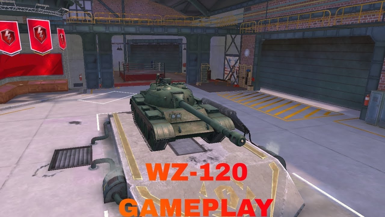 WZ&ndash;120 GAMEPLAY in realistic mode | WORLD OF TANK BLITZ